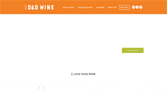 Desktop Screenshot of danddwine.com
